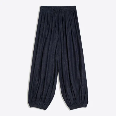 شلوار جین بادکنکی کمر پایین bershka
