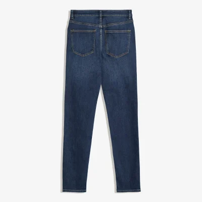 شلوار جین اسکینی فیت کمر بلند bershka