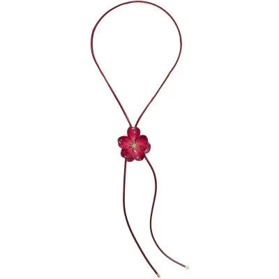 گردنبند گل نخ‌دار bershka