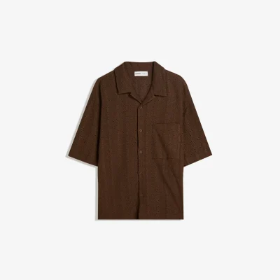 پیراهن کوتاه آستین گلدوزی شده bershka