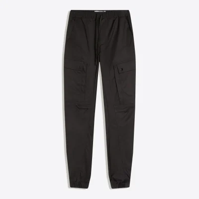 شلوار جین اسلیم فیت تکنیک کارگو مردانه bershka