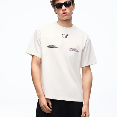 تیشرت طرح دار Fast & Furious آستین کوتاه bershka