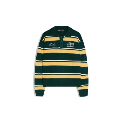 پولو یقه طرح دار مردانه bershka