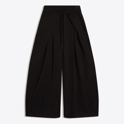 شلوار پاچه گشاد نئوپرن طرح دار با استوپر bershka