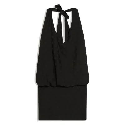 لباس جاکاردی خال خالی مینی bershka