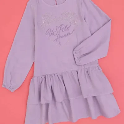 کدبانو طرح‌دار دخترانه BANCE U.S. Polo Assn. Lila US