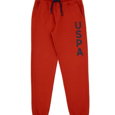 شلوار اسپرت بچگانه U.S. Polo Assn. مدل AMATAX قهوه ای مردانه US