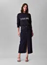 Calvin Klein Jeans زنانه یقه گرد طرح دار آبی مدل LV047C311GCEF