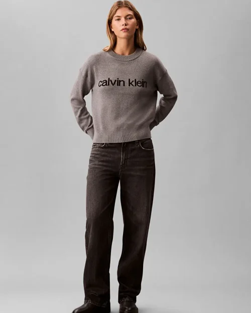 Calvin Klein Jeans زنانه، یقه گرد، استاندارد، چاپ دار، مدل LV047C311GP7E