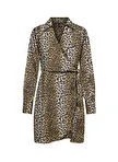 پیراهن زنانه آستین بلند طرح دار ONLY مدل ONLJANE LIFE L/S ISA DRESS PTM قهوه ای روشن boyner