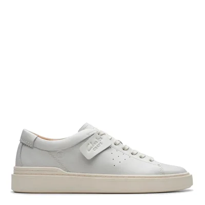کفش اسنیکر چرم سفید مردانه کلارکس مدل Craft Swift Clarks