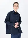 پیراهن زنانه اسلش لاک‌پشتی مدل The Boyish Shirt 4004 از برند SORBE