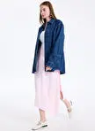 دامن میدی زنانه House Of Camellia مدل Sarı Askılı Midi Boy Geniş Fit boyner
