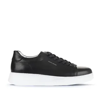 کفش بونو مدل Bueno Shoes Siyah Atlas Deri Erkek Spor Ayakkabı 07m13722225