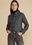 آنتراسیت زنانه اورسایز دینیم شرت Brooks Brothers