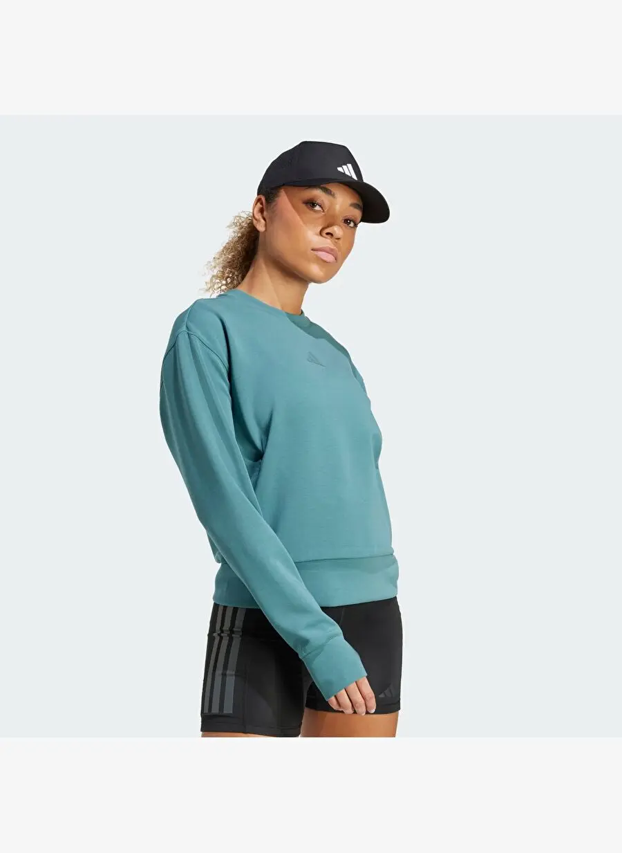 adidas JW3395 D4T KNIT CREW سویشرت زنانه