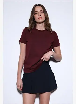 Antioch Bordo Basic زنانه تی شرت