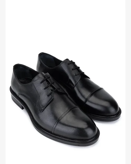 کفش کلاسیک چرم اصل مردانه تامر تانکا مشکی