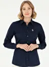 پیراهن اسپرت زنانه U.S. Polo Assn. مدل SALY024K - سرمه‌ای