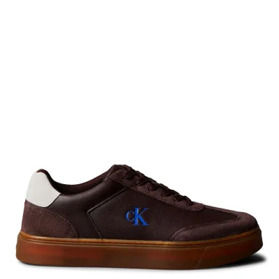 کفش اسنیکر مردانه Calvin Klein مدل CLASSIC CUPSOLE LACEUP WT MIX قهوه ای