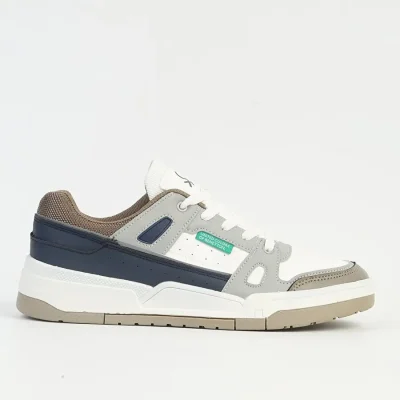کفش ورزشی مردانه Benetton® مدل BNI-11135 سفید
