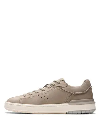 کفش اسنیکر مردانه Clarks Courtlite2 Run نوبوک خاکستری