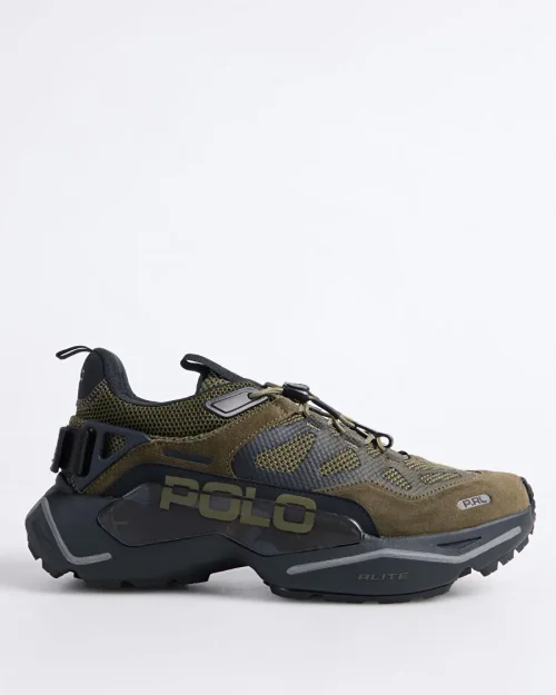کفش اسنیکر مردانه Polo Ralph Lauren مدل ADVNTR 400 رنگ خاکی