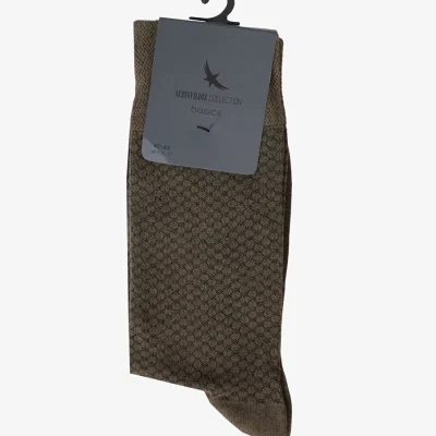 جوراب مردانه طرح دار سبز Altınyıldız Collection boyner