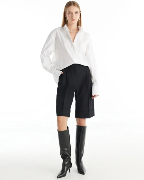 Ted Baker زنانه شورت مشکی راحت مدل TBWRTR1042