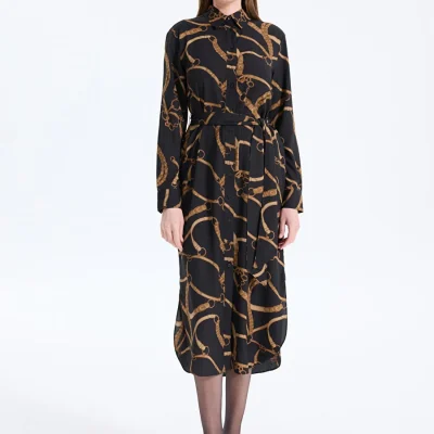Lauren Ralph Lauren لباس زنانه مشکی طرح دار 200978812