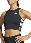 Adidas JN7162 ADIZERO CROP W مشکی زنانه تاپ اسلش دار