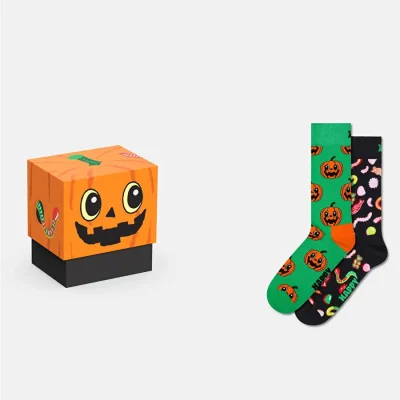 جوراب مردانه نارنجی Happy Socks P004296