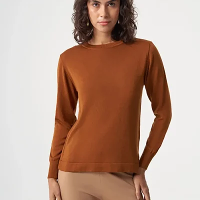 Mizalle سارا زرد زنانه یقه اسکی معمولی کاپشن M1MZ1030240010