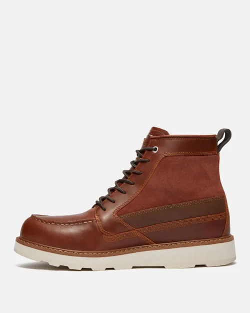 Timberland بریتون میلز مید لیس آپ واترپروف – نیم‌بوت مردانه قهوه‌ای