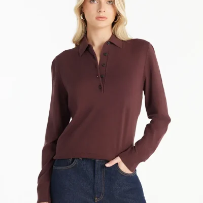 زنانه استاندارد پلیور Ted Baker Bordo TBWRKW1012 boyner