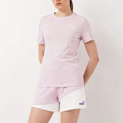 تیشرت زنانه پوما مدل HER Tee Grape Mist سایز معمولی Puma