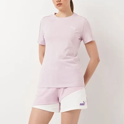 تیشرت زنانه پوما مدل 67788360 HER Tee Grape Mist سفید یقه گرد Puma
