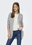 هیرکا زنانه ONLY مدل V Neck Normal Fit L/S Open Cardigan KNT NOOS