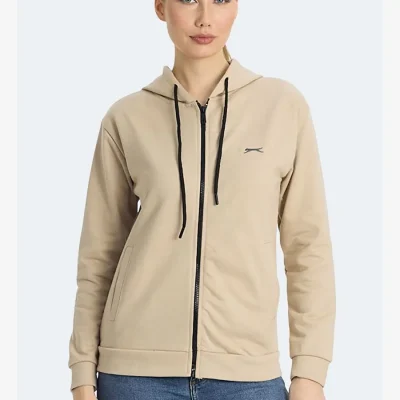 سویشرت زنانه Slazenger KINET بژ