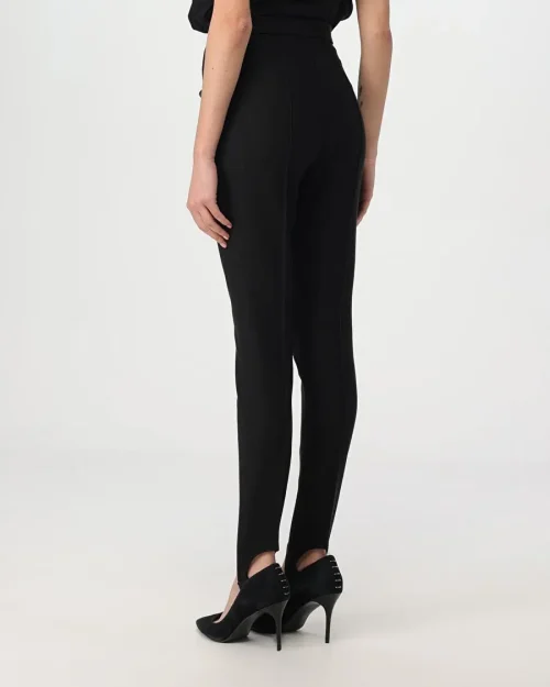 شلوار زنانه مشکی راسته استاندارد Pinko 103549-A18E/Z99