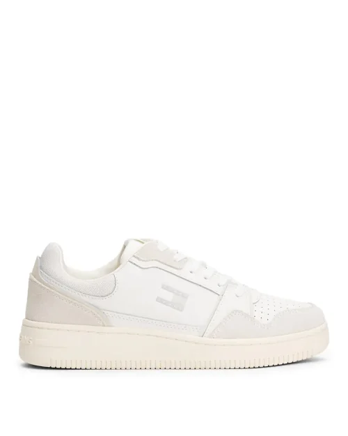 کفش اسنیکر زنانه چرمی Tommy Hilfiger مدل EN0EN02818