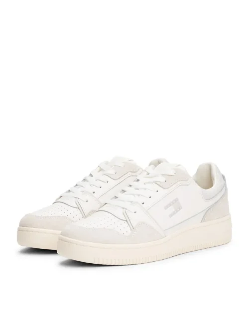 کفش اسنیکر زنانه چرمی Tommy Hilfiger مدل EN0EN02818