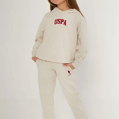ست لباس ورزشی دخترانه U.S. Polo Assn Energy سفید US