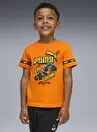 تیشرت پسرانه پوما نارنجی با طرح گرافیکی PUMA X HOT WHEELS
