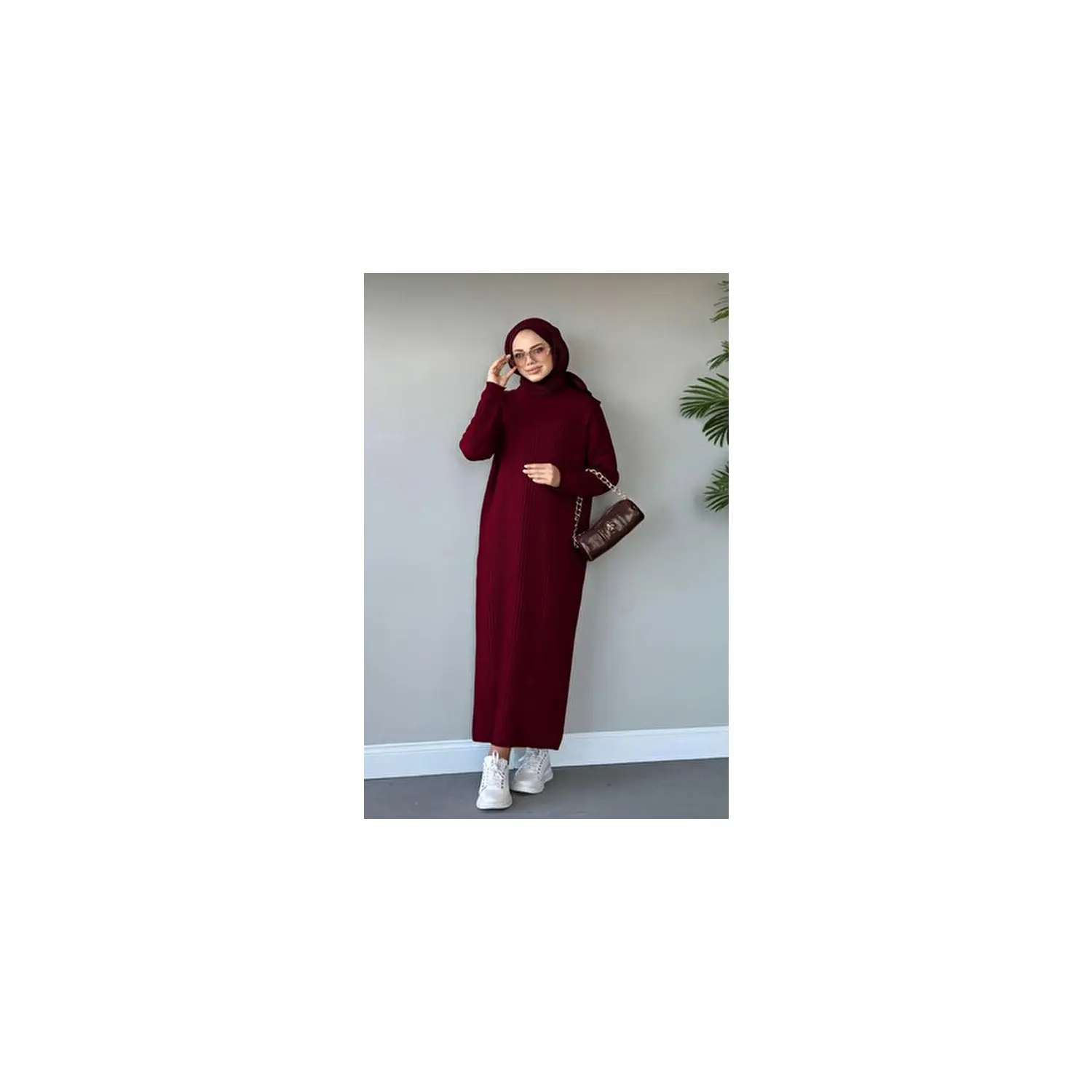 لباس مجلسی بلند طرح دار زنانه hepsiburada