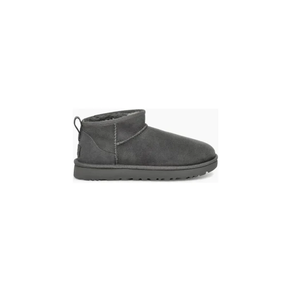 چکمه زنانه گری UGG Classic Ultra Mini Grey (Gri)
