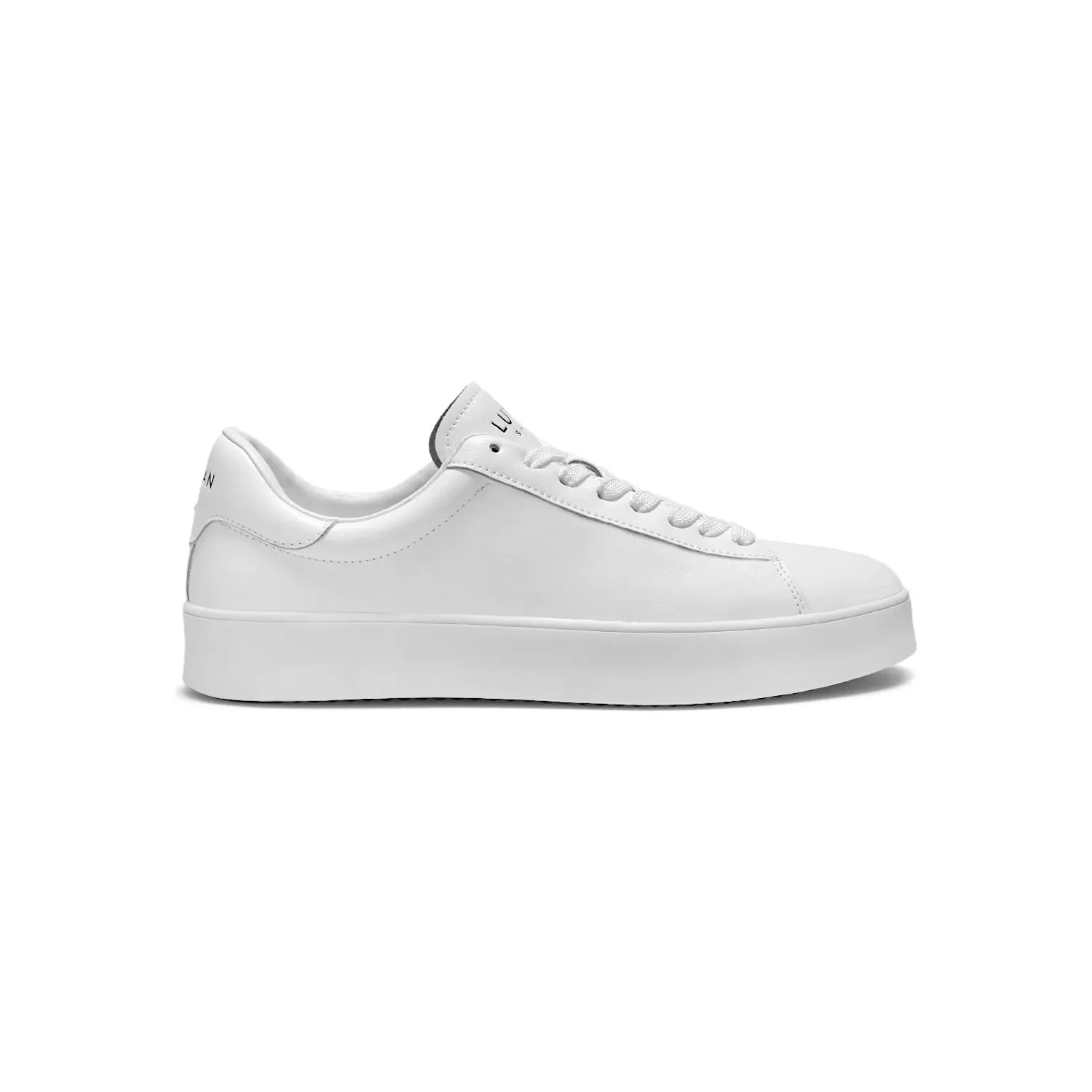 112230224 Anton Erkek Hakiki Deri Klasik Sneaker سفید