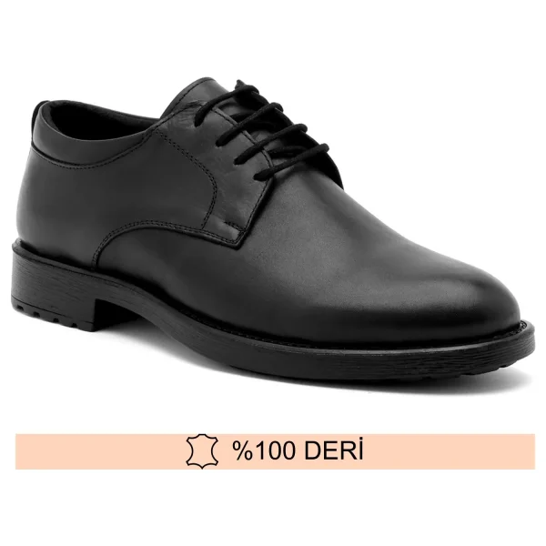 کفش کلاسیک مردانه چرم اصل مشکی سایز 36-48 Fine