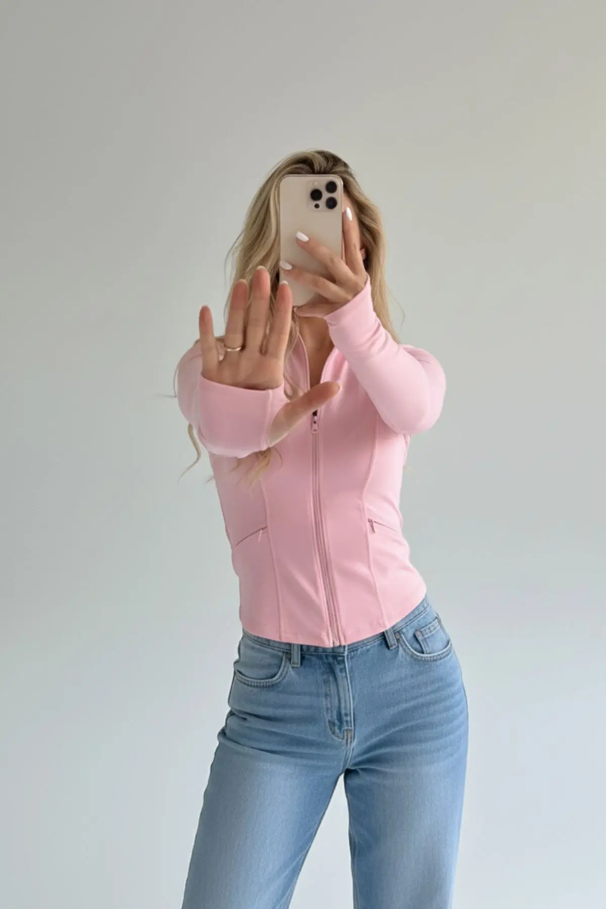 بلوز Rover Basic Slim Fit زیپ‌دار