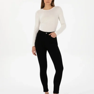 شلوار جین زنانه مدل کلاسیک Straight Fit Pierre Cardin